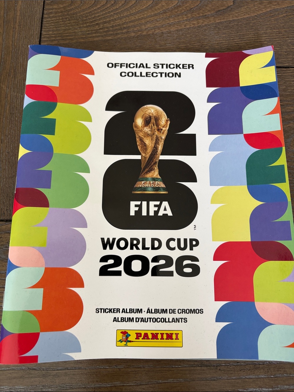 Panini World Cup 2026 Sticker Album - White with Multicolor Accents